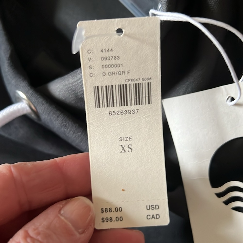 NWT Cropped Cut-out Hoodie - Picture 2 of 2